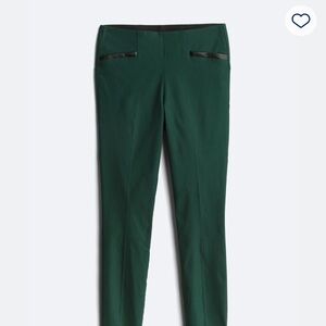 Stylish Forest Green Women's Straight Leg Pants